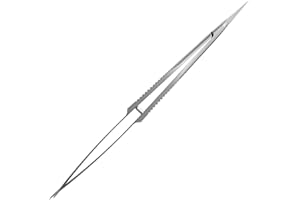 Staleks Pro EXPERT 90 Cuticle Micro Scissors – Miniature Blades – Straight Handle – Stainless Steel – Professional Manicure Tool