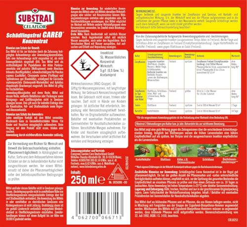 Substral Celaflor Schädlingsfrei Careo Konzentrat für Zierpflanzen, 250 ml - gegen Blattläuse, Buchsbaumzünsler, etc. 7