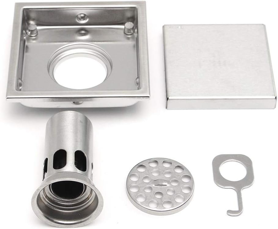 ASDFGG Cuarto de Baño del Piso del DREN Anti-obstrucción de DREN de