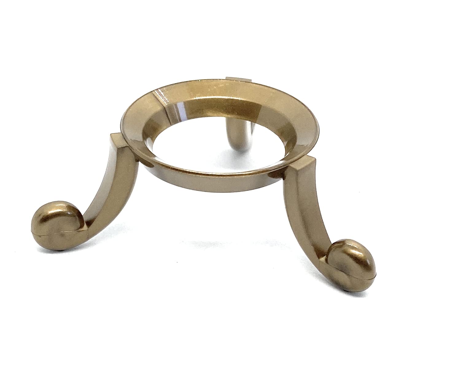 5 Pc - Acrylic Egg Sphere 3cm Stand - Gold Colour