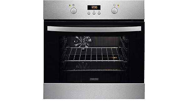 Zanussi ZOB35722XV - Horno (Medio, Horno eléctrico, 57 L, 56 L, 2450 W,  Acero inoxidable) : Amazon.es: Grandes electrodomésticos