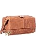Amerileather Toiletry Bag with Bonus Accessories (Distressed Brown)