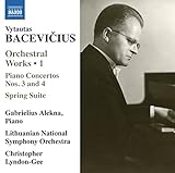 ORCHESTRAL WORKS 1 - PIANO CONCERTOS NOS. 3 AND 4  image