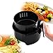 Digital Air Fryer Deep Oven Cooker (3.8-Quart Basket 5L-Frying Pot) Programmable Electric Powered Machine Airfryer Kit