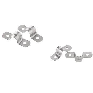 Kesoto 4pcs Rohr Edelstahl Lenk Aussetzung U Gurt Klemme Clip Rohr Fur Reduzieren Larm Vibration Amazon De Garten
