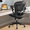 ComHoma Office Chair Ergonomic Desk Chair Mesh Computer Chair with Flip-up Arms Lumbar Support Rolling Swivel Adjustable…