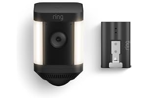Ring Spotlight Cam Plus, Battery with extra Quick Release Battery