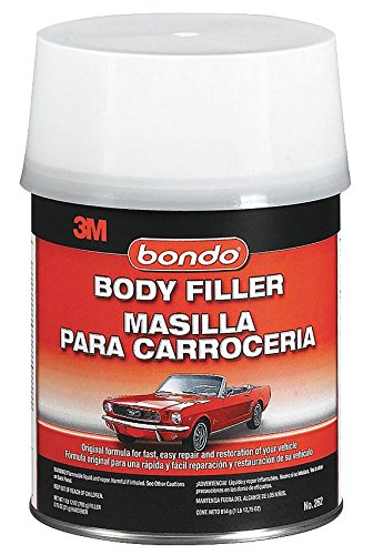 Click Here to See More Images Body Filler W Hardener, Paste, 1 Qt, Gray