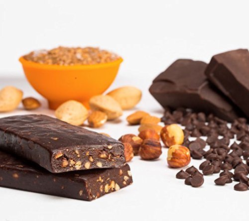 Zing Nutrition Bar, Double Nut Brownie, (Pack of 12), Non-GMO Snack Bar for Optimum Energy, Gluten & Soy Free, Vegan, Plant-Based Protein