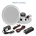 Pyle 5.25″ Pair Bluetooth Flush Mount In-wall In-ceiling 2-Way Speaker System Quick Connections Changeable Round/Square Grill Polypropylene Cone & Polymer Tweeter Stereo Sound 150 Watt (PDICBT552RD)thumb 3