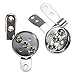 Rumfo Alloy Replacement Toilet Seat Hinge Toilet Mountings Set with Bolts and Nuts For Toilet Accessories