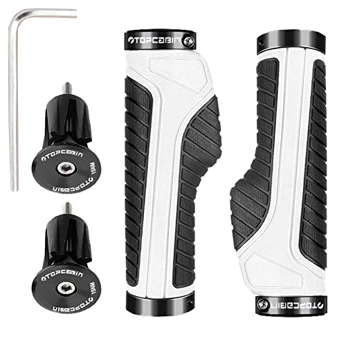 Knife Style, White/Black (Aluminum Lock Plug) 1 Pair