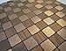 FLEXIPIXTILE, Sample, Aluminum Mosaic Tile, Peel & Stick, Kitchen Backsplash, Accent Wall, Checkmate
