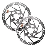 JGbike 1 Pair RT56 Compatible Bicycle Disc Brake Rotor for Shimano – 180mm 160mm