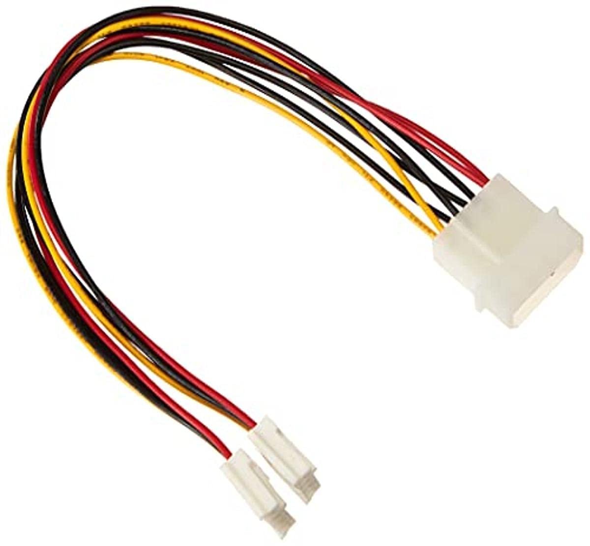 C2G 81846 25CM 3.5 LP4 Male Molex to 2 x Female Mini Cable Splitter Extender. Molex Y Cable