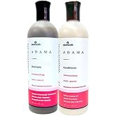 Adama Minerals Shampoo and Conditioner Set 16 oz Aromacology Peach Jasmine