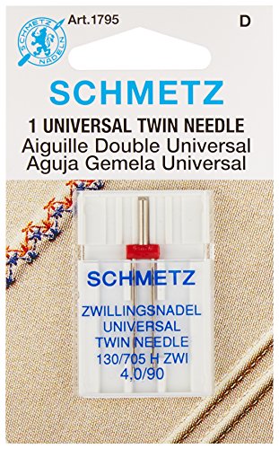 Euro-Notions Twin Machine Needle-Size 4.0/90 1/Pkg