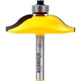 YONICO Raised Panel Cabinet Door Router Bits 2-Inch Diameter Ogee 1/4-Inch Shank 12137q