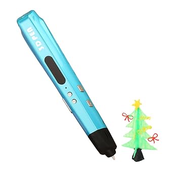 Per 3d Drawing Pen 3d Printing Printer Toy With Led Display Intelligence Development Toy Non Toxic Safe Perfect Festival Christmas Gift For Kids 3d Pen Amazon Com Industrial Scientific