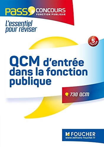 QCM d'entrée dans la fonction publique