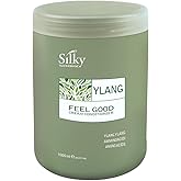 Silky Technobasic Ylang Rinse Out Cream Conditioner - Deep Conditioner for Dry Damaged Hair Infused with Essential Oil for Moisture and Health - Sulphate and Paraben Free Conditioner 1000ml