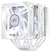 DeepCool NEPTWIN white version CPU Cooler 6 Heat pipes Twin-tower Heatsink Dual 120mm white LED Fans (NEPTWIN WHITE), AM4 Compatible