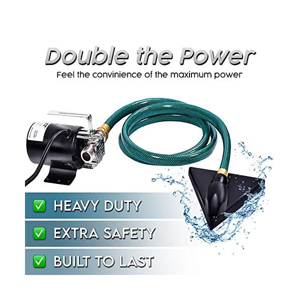 SumpMarine Water Transfer Pump, 115V 330 Gallon Per Hour Portable