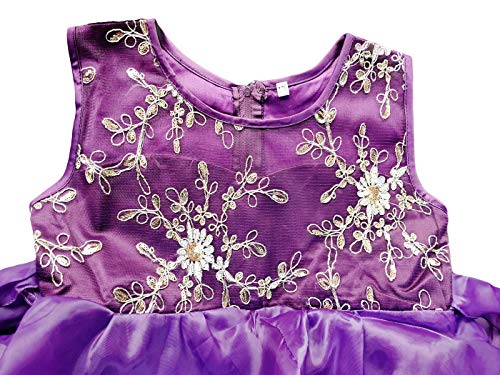 VERNASSA Girl Dress Kids Ruffles Lace Party Wedding Dresses Girl Birthday Party - Thumbnail 3