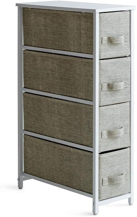 Amazon Co Jp エア リゾーム ランドリーチェスト ランドリー収納 スリム cm幅 隙間収納 収納棚 ファブリックチェスト Klim クリム ホワイト ホーム キッチン