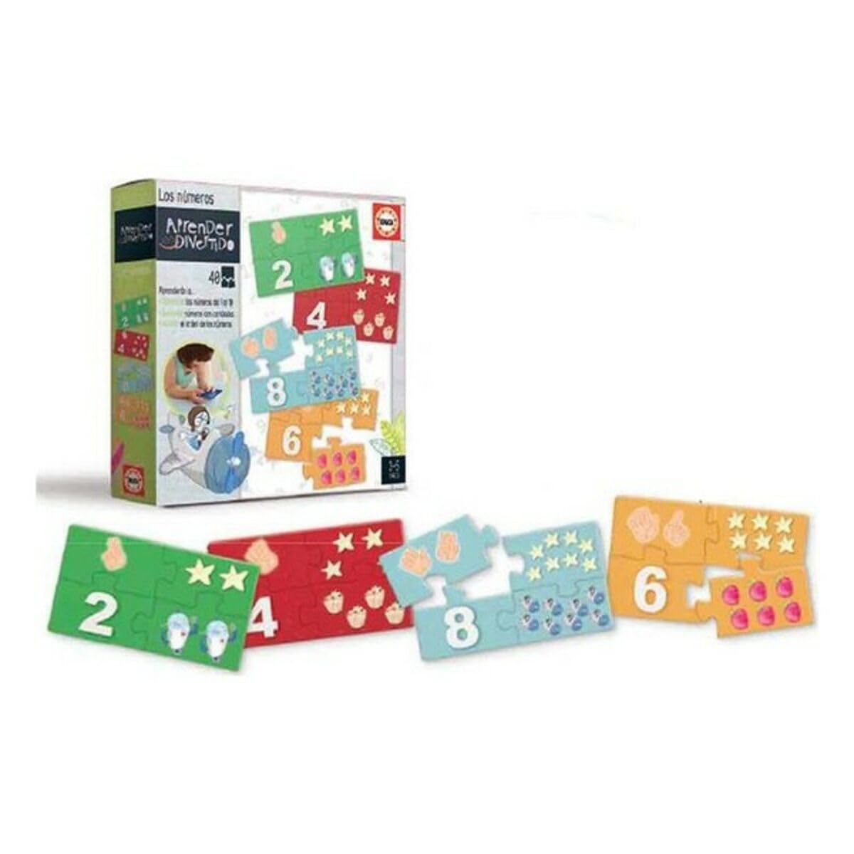 Educa 18695 Learning Makes Fun: Numbers Educational Game, Colourful, Talla única