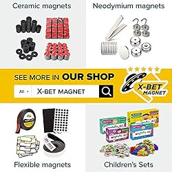 Strong Ceramic Square Magnets With Adhesive Backing