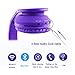 Mokata Headphones Kids Bluetooth 5.4 Wireless Play Time 68H Safe Volume Limit 85/94dB Over-Ear Foldable Headset,Fast Charging,with Aux Cord Built-in Mic for Toddler Child Pad Study Tablet Purple