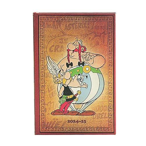 Paperblanks 13-Monatskalender 2025, Asterix & Obelix, Mini, Horizontal, Elastikband-Verschluss
