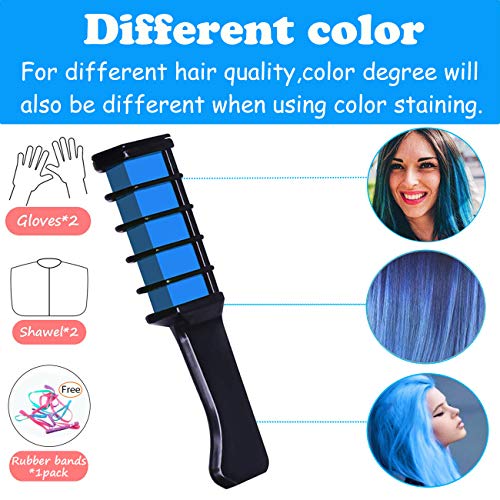 image for MSDADA Hair Chalk for Girls Birthday Gifts,Temporary Bright Washable H