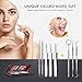 ElleSye 8 PACK Blackhead Remover Tweezer Kit & Dental Tools, Blackhead Tools for Comedone Extractor Whitehead Acne Blemish Pimple Remover, Dental Pick, Tartar Plaque Remover, Dental Set for Oral Care