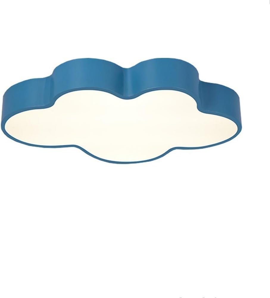 KAIRRY LED ceiling lights Children's Ceiling lamp cloud children's room ceiling lamp LED creative lighting warm nursery bedroom kids lighting (Color : Blue Warm Light, Size : 50CM 36W)