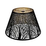 Medium Lamp Shade, ALUCSET Barrel Metal Lampshade