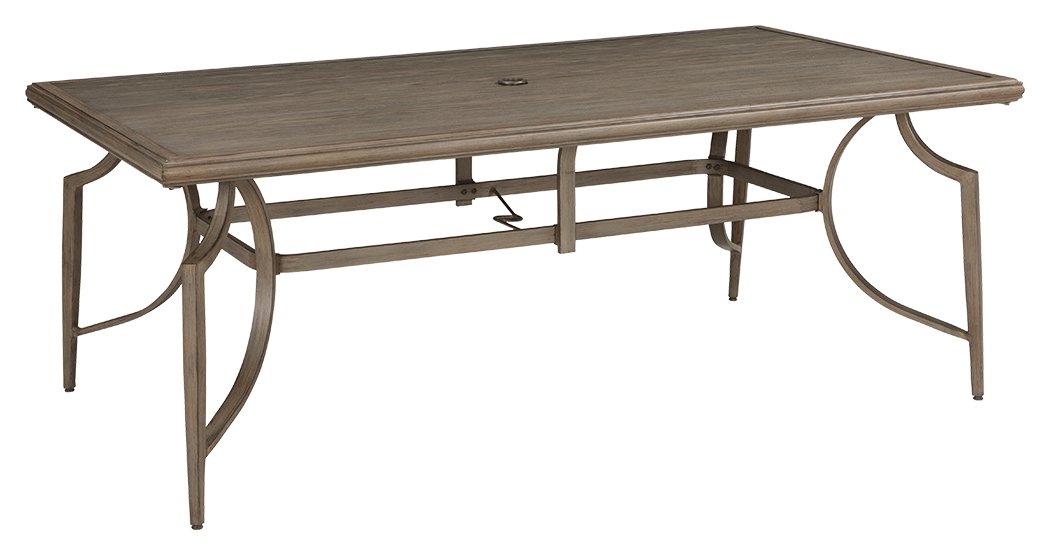 Best Shore Outdoor Patio Aluminum Rectangle Bar Table