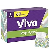 Viva Pop-Ups Paper Towels, White, 60 Sheets