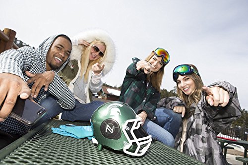 Nima Athletics NCAA Football Michigan State Spartans Wireless Bluetooth Speaker. Officially Licensed Portable Helmet Speaker by NCAA College Football - Small