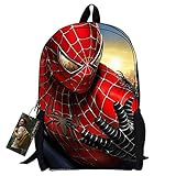 Bebamour New Style Spiderman Patterns Back to School Backpacks Superman School Bags (sunshine)