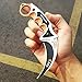Knivesmatter Custom csgo Karambit Knife, 3rd Gen, Full Tang (Asiimov)