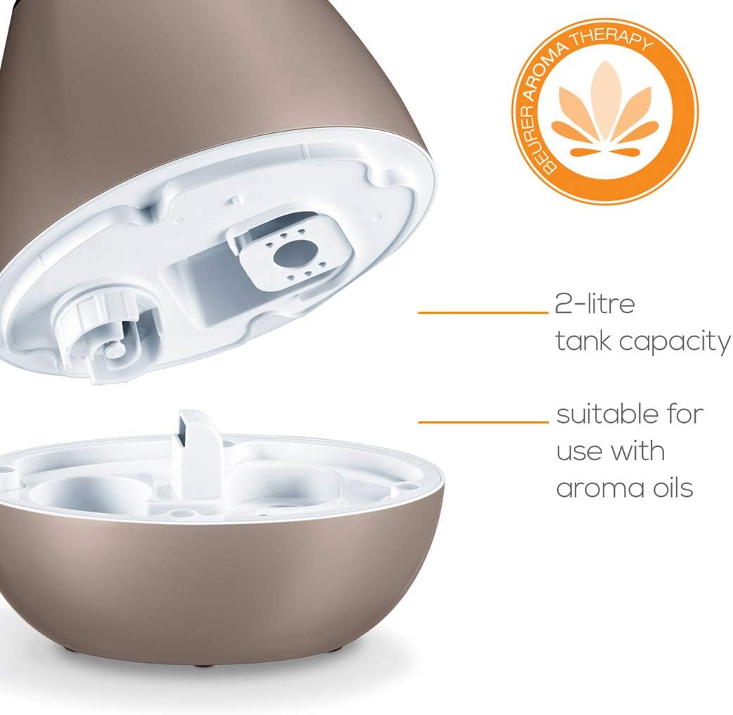 Beurer LB 37 Air humidifier with Ultrasound atomisation, Including Integrated Aroma Diffuser - Image 5
