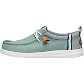 HEYDUDE Men's Wally Craft Linen Slip-On Loafers | Lightweight Comfortable Shoes | Travel Ready Casual Walking Sneakers