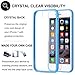 Pofesun Clear Case for iPhone 8 /iPhone 7, Transparent Shock-Absorption Hybrid Bumper Case, Anti-Scratch Back Cover with Colorful TPE Frame Compatible with iPhone 7/8 (4.7