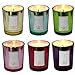 LAOHAO Aromatherapy Candle Color Plated Glass 6-Piece Plant Essential Oil Soy Wax 2.6oz Burnable 15H Indoor Aromatherapythumb 4