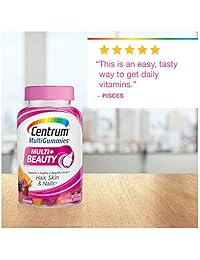 Centrum MultiGummies Multi + Beauty Gummy Multivitamínico / Suplemento multiminerales...