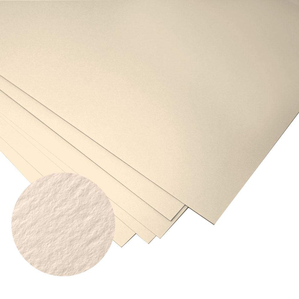 Fabriano Unica - Art Paper - 50% Cotton - Ideal for Printmaking - 50 x 70cm 250gsm 10 Sheets - Cream