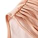 Vsecrety Two Piece Women's Halter Off the Shoulder Flounce Swimsuits High Waisted Bikini Sets(Pink,L)