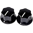 Fender Pure Vintage 1965 Jaguar Skirted Knobs, Black